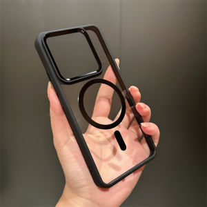 Skin-Friendly Frosted Metal Frame Phone Case for Xiaomi 13 Black Samurai 14 pro Full Cover Anti-Fall Soft Edge Design for Men