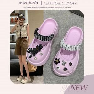 QLshop แฟชั่นใหม่ รองเท้าหัวโตแฟชั่นทรงมินิ มีสายรัดส้นให้ด้วยสีโทนพาสเทลหวานๆใส่เที่ยวใส่อยู่บ้านก็น่ารักน๊าแถมราคาถูกแบบนี้ซื้อเลยรออะไร