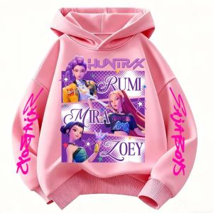 Hasbro | KPop Demon Hunte rs Hoodie Kids Clothes Princess Girls Clothes Fashion Kids Clothes Spring and Autumn Sweatshirt Tops Fo