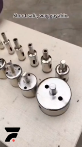 Diamond Holesaw Hole Saw Set Mata Bor Pelubang Keramik Kramik Granit Marmer Batu Porselen Kaca Diamond Silinder Bulat 6mm sampai 50mm