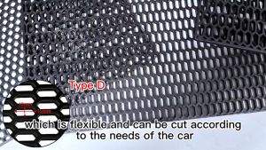 [GIORGIO ARMANI MALL]ตะแกรงกระจังหน้ารถ ลายรังผึ้งตาใหญ่ และ ลายรังผึ้งตาเล็ก ฝาครอบกระจังหน้ารถ ตะแกรงพลาสติก ABS สำหรับติดกระจังหน้ารถยนต์