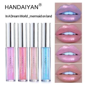 Shiny Luminous Lip Gloss Long Lasting Waterproof Moisturizing Glitter Shimmer Liquid Lipstick Makeup Glaze