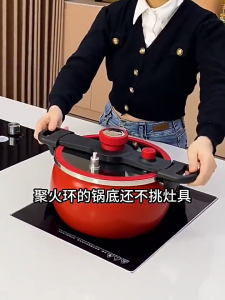 Micro Pressure Cooker Variable Pressure Soup Pot Household Multi-Function Maifan Non-Stick Pressure Cooker Gas/Induction Cooker