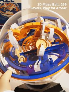 3D Maze Ball Toy Concentration Training Rolling Ball Game for Boys And Girls over 6 Years Old Unlocking Mindset Educational Plaything