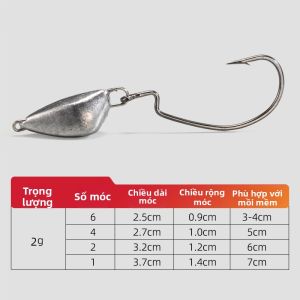YOUDU | Móc Jig Tránh Chướng Ngại Vật Nhanh Bền