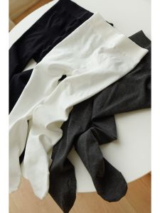 Elastic Dance Pantyhose for Girls Solid Color No Slip down Comfortable All-Round Kids Socks Spring Autumn Season Cotton Blend