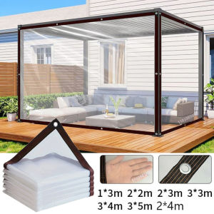 Transparent rainproof shading cloth tarpaulin Lightweight waterproof tarpaulin cover tarpaulin transparent rainproof cloth
