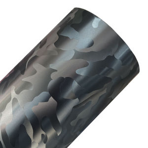 Premium PET Ghost Stealth Black Vinyl Wrap Roll Self Adhesive Decal Film Air Release Automotive Car Wrapping Foil