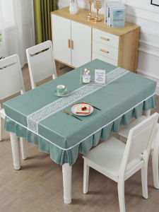 Khăn Trải Bàn Vải Lanh Cotton Khăn Trải Bàn Uống Trà Không Cần Giặt Chống Bỏng Chống Dầu Chống Thấm Nước Khăn Phủ Nghệ Thuật Khăn Trải Bàn Ăn Hình Vuông Dài Khăn Trải Bàn Chống Trượt