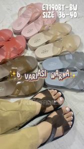 Sendal Wanita Luofu - Sendal Selop Transparan Terbaru / Kokop Karet Impor - Mommy Home.