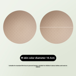 Ultra-Thin Triangular Natural Latex Chest Pad for Large Busts Misiji Breathable Sports Vest Pad for Back Beauty