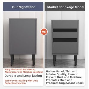 CHIZHIDU | Slim Mini Bedside Cabinet
