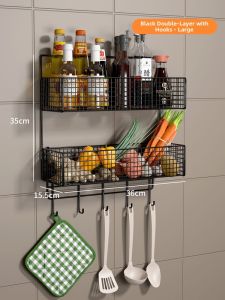 evesigar | Wall-mounted Spice Organizer Shelf Water-draining