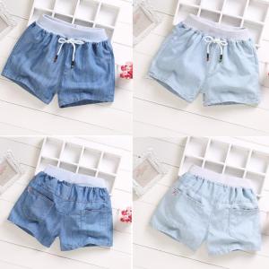 Summer Childrens Denim Shorts Thin Fashionable Outdoor Wear for Girls And Boys Baby Clothes Kids Pants Casual mid Waist