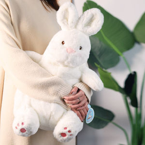 Cute Rabbit Plush Toy Birthday Gift for Best Friend Valentines Day Creative Gift Box Couples Adorable Pillow Cuddly Toy