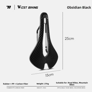 West Biking | 3D Honeycomb Bionic Shock Absorption Non-slip Seat Cushion