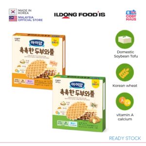 ILDONG Korea Kiyo Moist Tofu Waffle Korea Kids Healthy Snack 64G (EXP Date 2026/07)