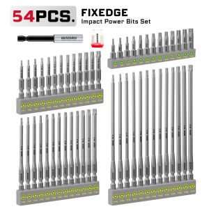 Geinxurn 13/54PCS FIXEDGE Screwdriver Bit Set With Torx Bits With Lightweight Magnetizer Demagnetizer for Bicycle Car Moto