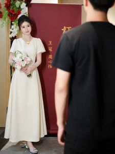 Elegant White Dress NALYSA Casual Style High Waist Long Skirt Beautiful Evening Gown Wedding Suitable High Quality Summer Autumn