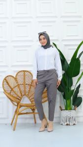 CELANA PANAJANG WANITA BAGGY PANTS TERBARU/COTTON STRECHT/KARET PINGGANG/ALL SIZE FIT TO XL/KASUAL/CELANA KERJA