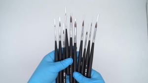 1pc Dental Resin Brush Porcelain Pen Silicone Adhesive Composite Porcelain Dentist Tools Dental Lab Tool