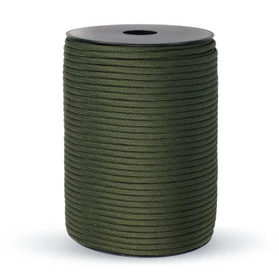 7 แกน 550 Paracord สายไฟ 100M 50M 31M Dia.4mm สําหรับ Outdoor Camping Survival Lanyard เชือกร่มชูชีพเดินป่าเต็นท์อุปกรณ์เสริม DIY