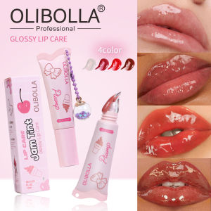 Ice Cream Lip Balm with Pendant Glossy Long Lasting Hydrating Shiny Lipstick