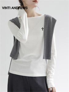 Slim Fit Breathable Lightweight Lyocell Womens Long Sleeve T-Shirt