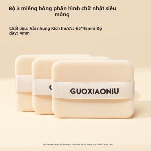 GUOXIAONIU | Công Cụ Trang Điểm Bột Phủ Dual-Velvet Thay Thế