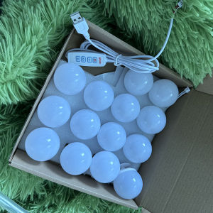 LED Light Makeup Mirror Bulbs Vanity Lights USB 5V Bathroom Dressing Table Lighting Dimmable LED Vanity Light For Mirror Light