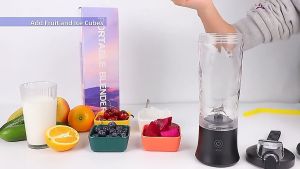 Japan Original Portable Blender Mixer 600ML Electric Juicer Fruit Mini Blender 6 Blades For Shakes and Smoothies Juicer Sport Outdoor Travel
