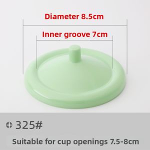 Colorful Round Insulation Dustproof Cup Lid