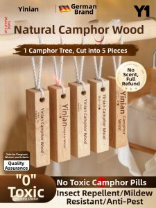 Yinian | Moisture-proof Mildew-proof Insect-repellent Deodorizing Camphor Wood Strips