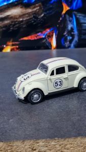 Diecast Miniatur Mainan Mobil Klasik VW Kombi Kodok Besi Metal Buka Pintu 53