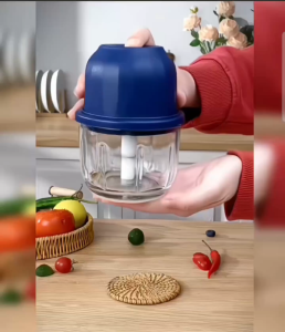 Electric garlic masher portable food chopper easy-to-clean kitchen tool