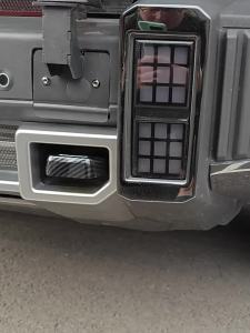 Kalynlun Trailer Hook Cover Exterior Trim Off-road Trailer Cover Trim Stickers for Chery 23 24 Jetour Traveller Jetour T2 Car Modified 7B3T4Q