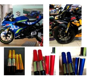 cover shock/cover pelindung shokbeaker depan full atas bawah suzuki GSX