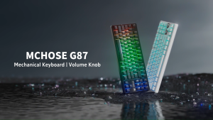KOORUI | MCHOSE MC-G87 MATCHA LATTE/SPEED GOLD SWITCH V2 BLUETOOTH | 2.4 GHz / Type-C Cable / Bluetooth wireless Mechanical Keyboard