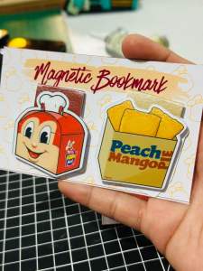PERSONALIZED JOLLIBBE FOOD INSPIRED MAGNETIC BOOKMARK SOUVENIR
