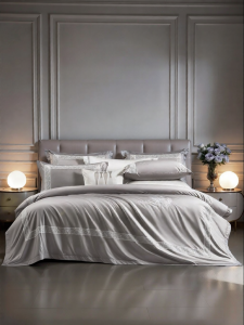 FUANNA (富安娜) | Luxurious Simple 120s Two-ply Long-staple Cotton Bedding Set