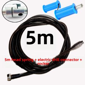 Sewer Dredging Spring Tool For Home Toilet Kitchen Bathroom Floor Drain Blocked Electric Pipe Drainage Facility