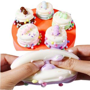 New Funny Decompression Vent Squeeze Ball Squishy Stress Reliever Fidget Sensory Toy Simulation Fruit Food Shape Gift for Relief