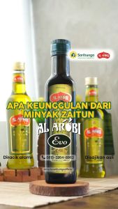 Al Arobi Evo Premium Minyak Zaitun Ekstra Virgin Grade A+ - Ajaib Penurun Kolesterol & Diabetes