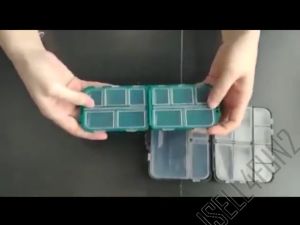 SUKE Fishing Lure Box Double-Layer Bait Box Multifunctional Accessories Box Storage Fishing Gear