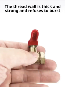 Brass Ball Valve with Double Barb Connector - Full Port Crimp Shut-off Valve for PEX Tube (6/8/10/12mm) Double Union Design for Heater/Gas Hose Applications Features Brass Handle