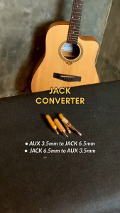 Audio Converter Konektor Headphone Jack 3.5mm To 6.5mm dan 6.5mm To 3.5mm Adapter Speaker Jack