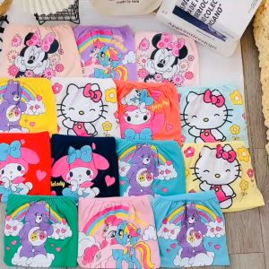 JanElla’s SANDO / SLEEVELESS CUTE SHORTS SET (6 months to 6 Years Old) TERNO for KIDS GIRLS 100% Cotton Made in Vietnam