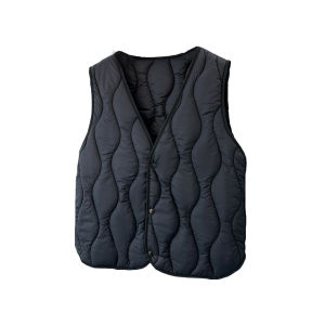 Áo Vest Lót Lông Cừu Nhẹ Cho Nữ Trung Niên Và Người Cao Tuổi Mùa Thu Đông Áo Khoác Ngoài Ngắn Ôm Vừa Vặn Có Khóa Đơn Màu Trơn