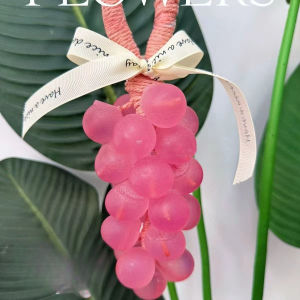 A Cluster of Creative Grape Soap Cleansing Bath Moisturizing Essential Oil Handmade Soap Ice Crystal Transparent