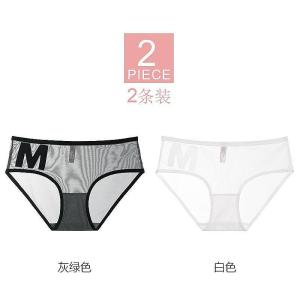 กางเกงชั้นในลูกไม้เอวต่ำไร้ตะเข็บเซ็กซี่สำหรับผู้หญิง กางเกงชั้นในผ้าไนลอนป้องกันแบคทีเรียแบบไร้ตะเข็บสำหรับวัยรุ่น กางเกงขาสั้นผ้าฝ้ายแท้ 2024 รุ่นใหม่